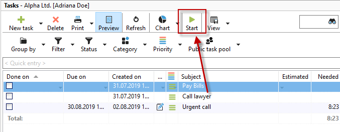 zeiterfassung_aufgabe_starten